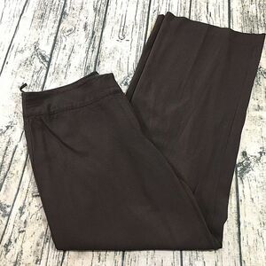 Herve Leger Paris Womens Dress Pants Sz 14 US 48 FR Brown Wool Blend (34 X 31)